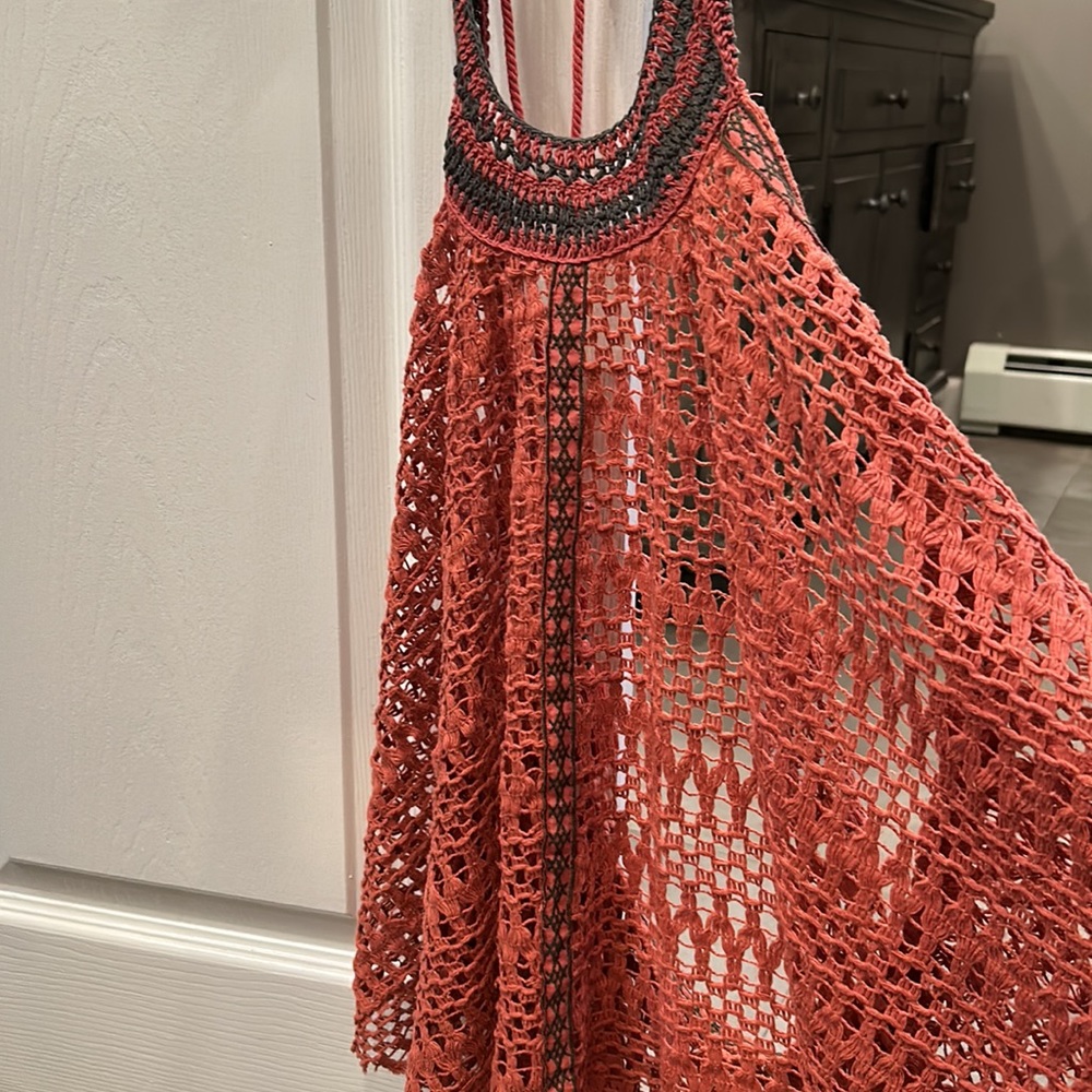 Free People Crocheted Loose Fitting Top - Picture 2 of 11